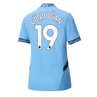 Manchester City Ilkay Gundogan #19 Replica Home Shirt Ladies 2024-25 Short Sleeve